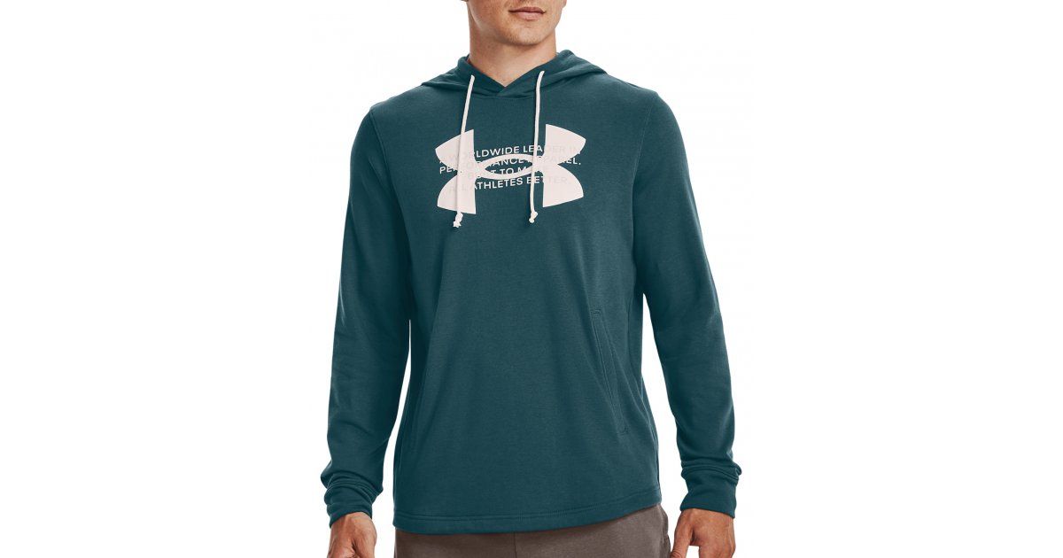 Mikina Under Armour Rival Terry Logo Zelené | 1373382-716, 1