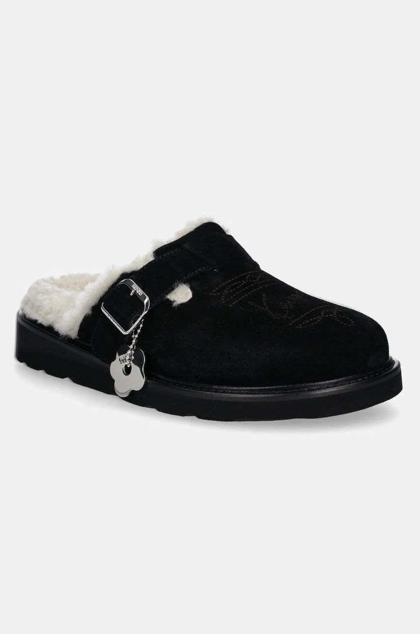 Tenisky a topánky KENZO Black Suede Clogs Čierna | FE62MU051L58.99, 1