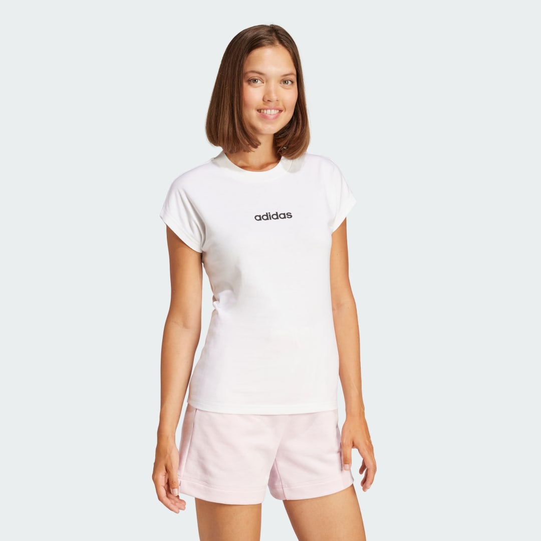 Tričko adidas Performance Cotton T-Shirt Biela | JC8239, 1