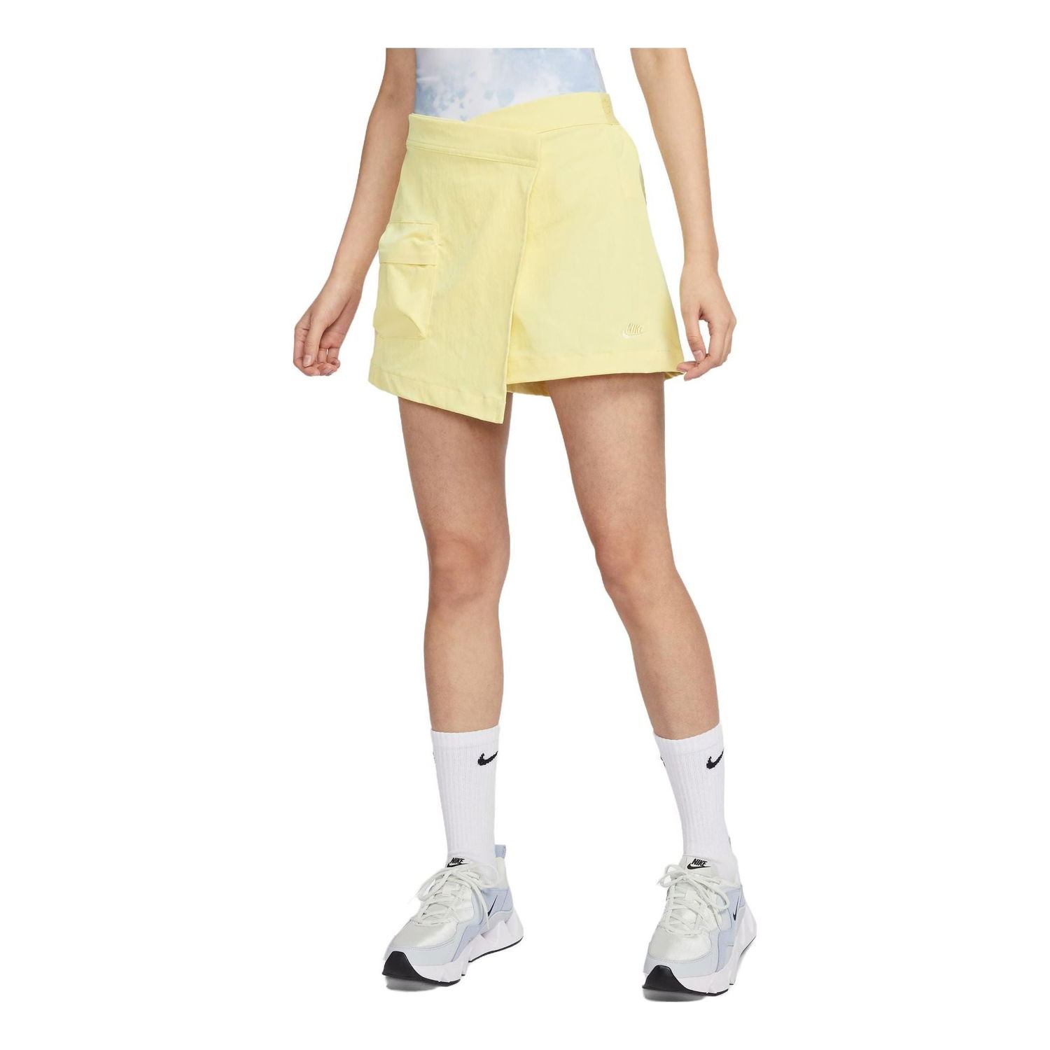 Sukňa Nike Sportswear Tech Pack High-Rise Skort Žltá | DV8492-706, 0