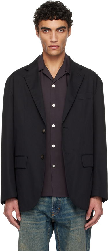 Bunda WACKO MARIA WACKO MARIA Unconstructed Blazer Čierna | 25SSE-WMO-JK01, 0