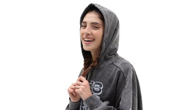 Mikina Vans Symbolism Oversized Hoodie Šedá | VN0A7RNEBLK, 4