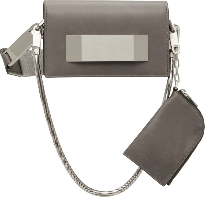 Taška cez rameno Rick Owens Rick Owens Concordians Mini Griffin Bag Šedá | RA02E0741 LCAWEH