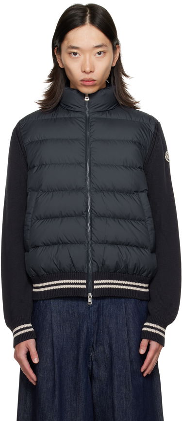Bunda Moncler Moncler Padded Hybrid Jacket Čierna | K20919B00032M1509, 0