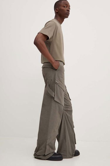 Cargo nohavice HELIOT EMIL Draped Cargo Pants Zelené | HE.M.10.160.DG23, 0