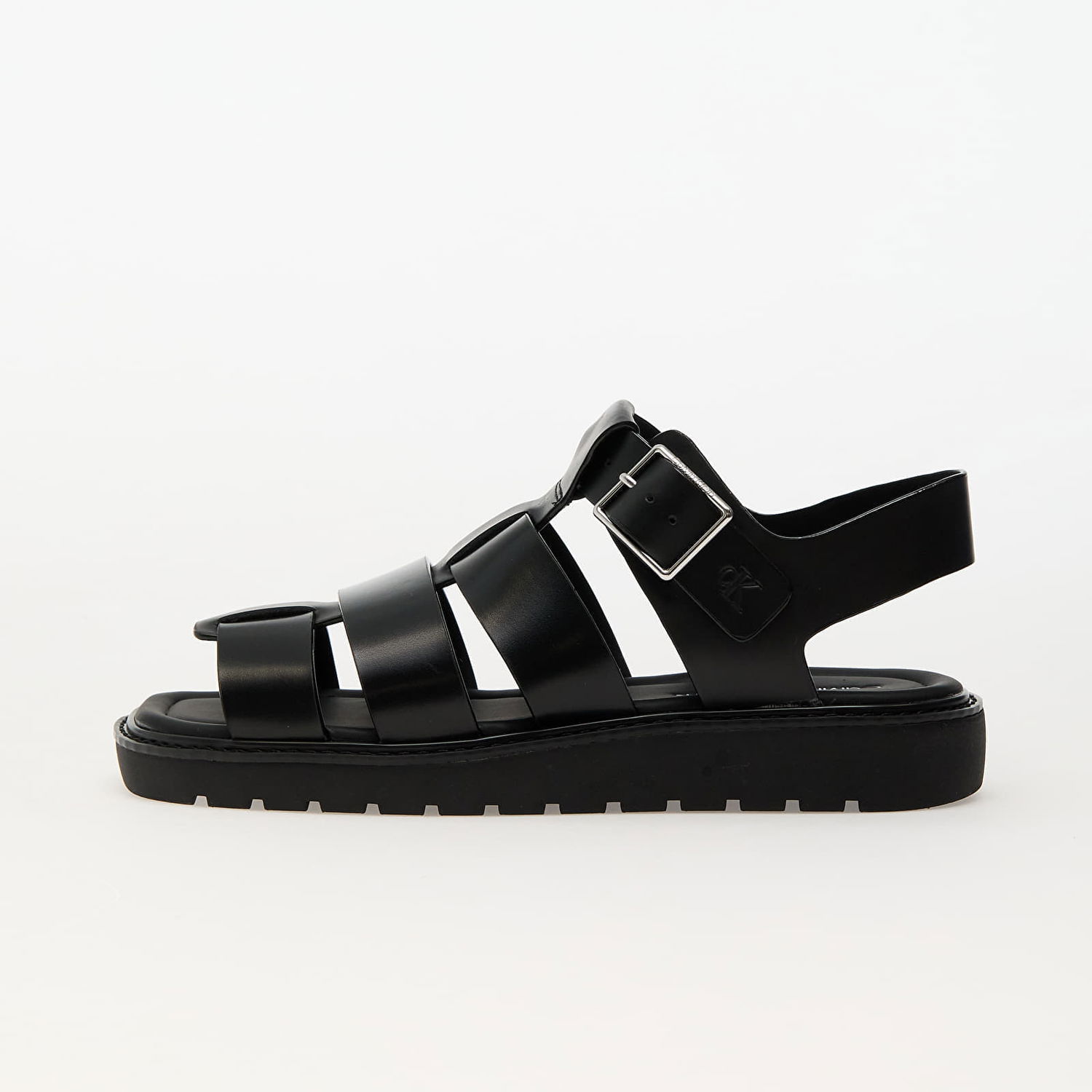 Tenisky a topánky CALVIN KLEIN Jeans Sq Molded Sandal Fisher Black Čierna | YW0YW01700 0GJ, 0