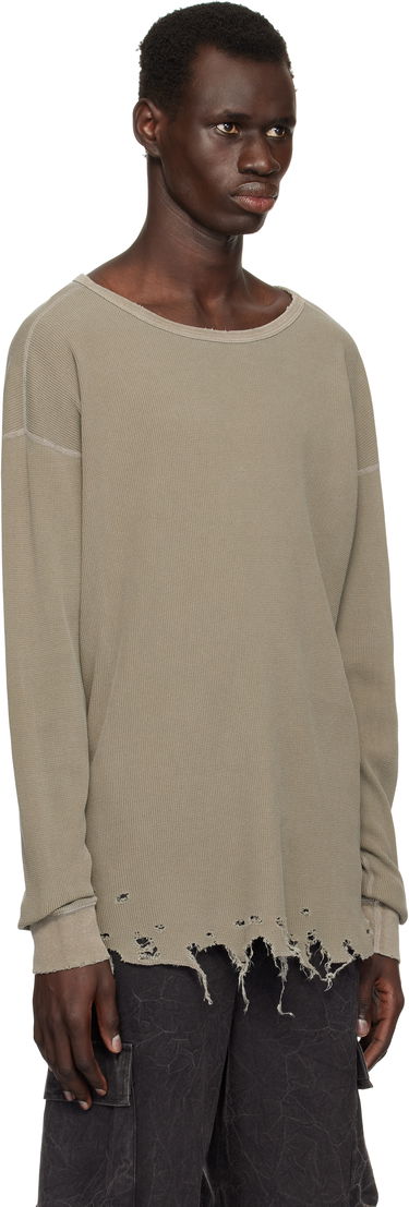 Sveter John Elliott John Elliott Folsom Thermal Distressed T-Shirt Béžová | B295M6651A, 1