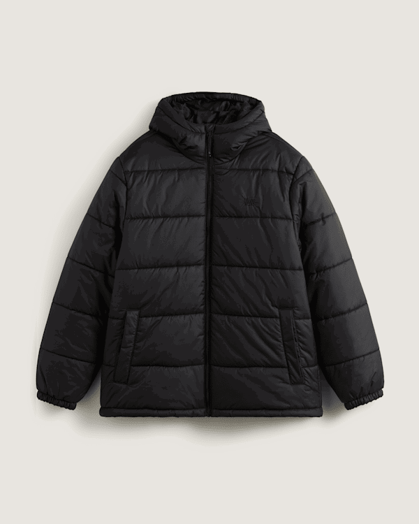 Prešívaná bunda Vans Hillgate Puffer Jacket XXL Čierna | VN000PJ8BLK