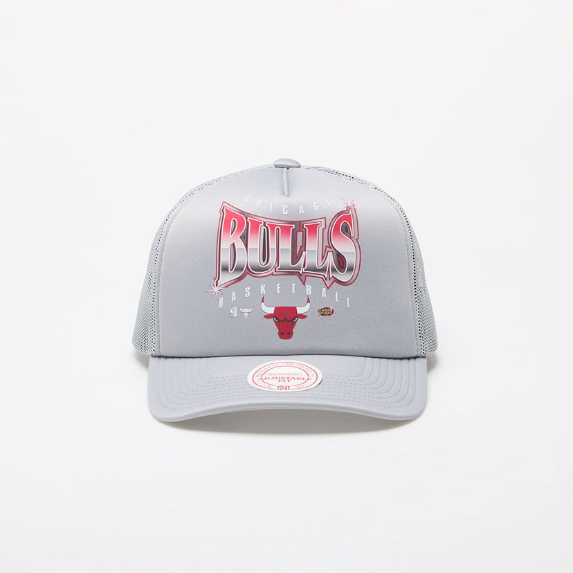 Šiltovka Mitchell & Ness Cap NBA Glow Up Trucker Chicago Bulls Grey Universal Šedá | HHSSINTL1436-CBUGREY