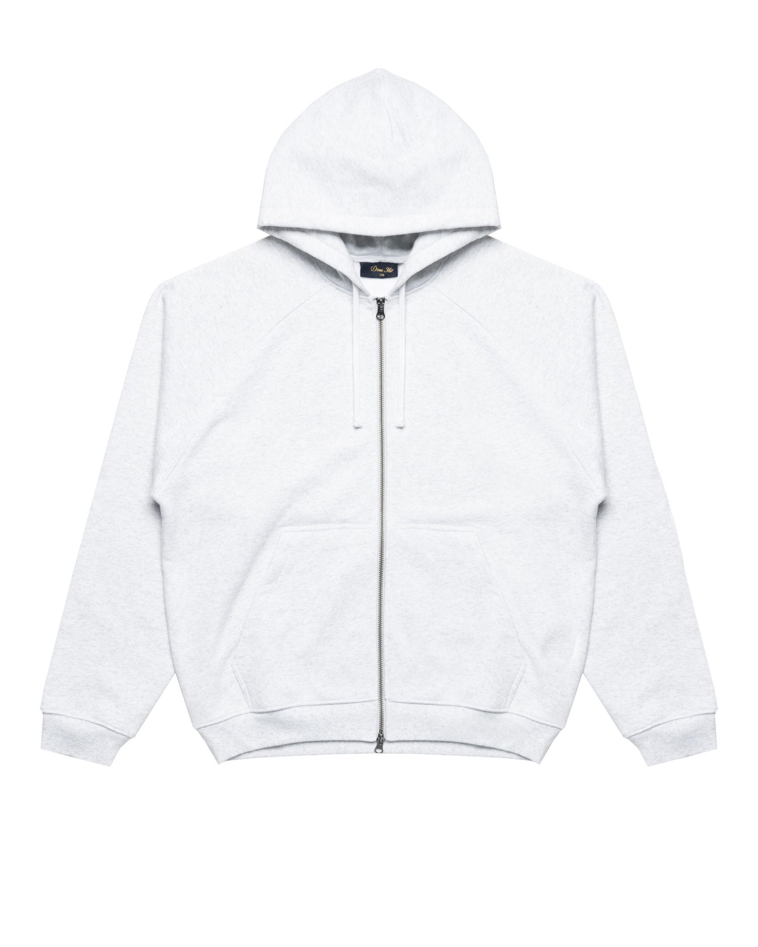 Mikina Dime Cursive Small Logo Zip Hoodie Šedá | DIMEHO2558ASH, 0