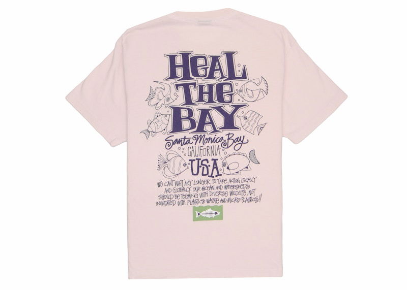 Tričko Stüssy Heal The Bay T-Shirt Ružová | 1924911_BLAC, 0