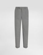Dolce & Gabbana Tailored Wool Houndstooth Pants