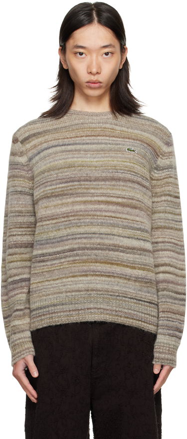 Sveter Lacoste Lacoste Knit Alpaca and Wool Blend Sweater Béžová | AH5221_9IP, 0