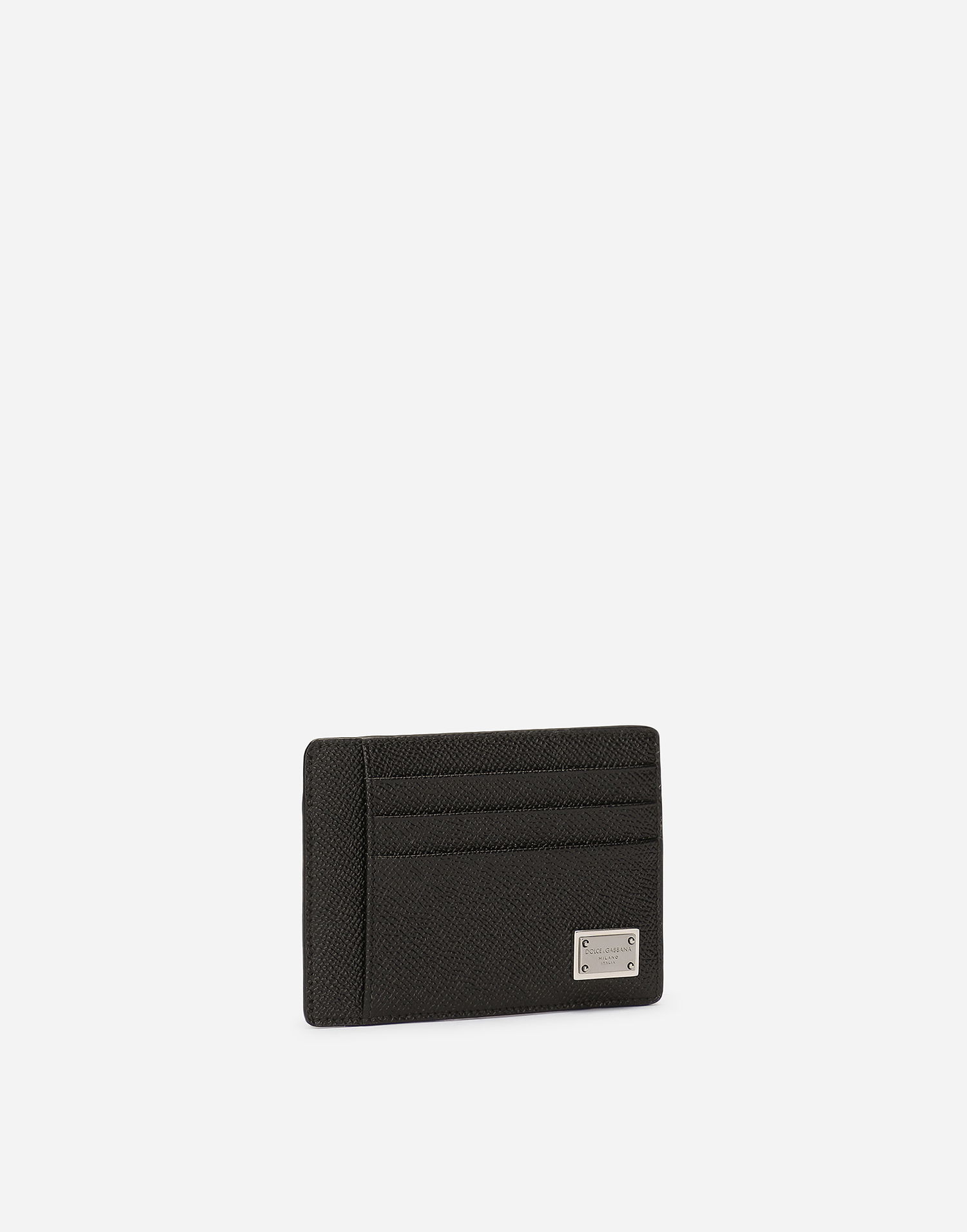 Peňaženka Dolce & Gabbana Calfskin Dauphine-print Card Holder Čierna | BP3325AG21980999, 1