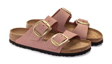 Tenisky a topánky Birkenstock Arizona Big Buckle Nubuck Leather Sandals Ružová | 1023963, 2