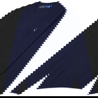 Sveter Polo by Ralph Lauren Wool Cashmere Crew Neck Jumper Navy | 710878292002, 0