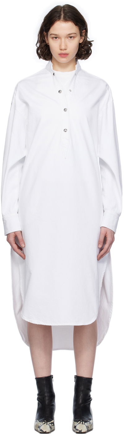 Šaty Khaite Seffi Denim Midi Dress Biela | 1139918100, 0