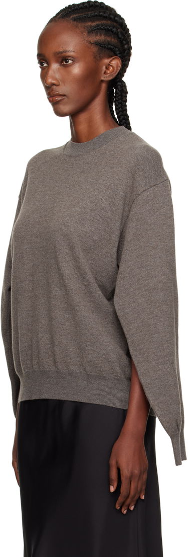 Sveter Róhe Róhe Crew-Neck Sweater Šedá | 416-23-318, 3