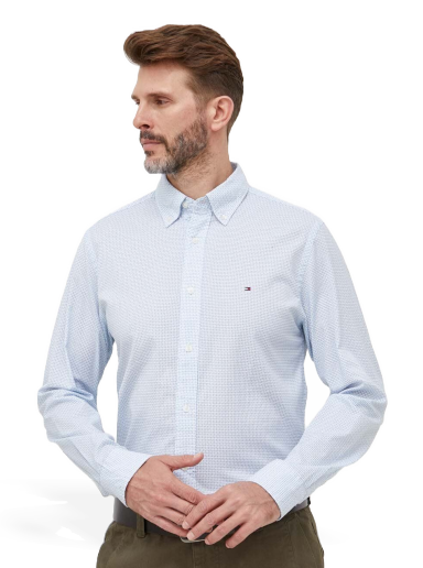 Košeľa Tommy Hilfiger Shirt Modrá | MW0MW31774