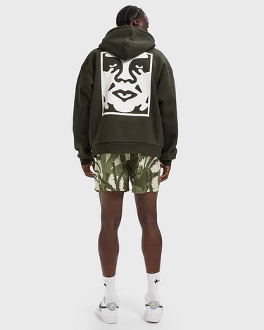 Mikina OBEY Obey Bold Icon Extra Heavy Hoodie Zelené | 112470244-RSI, 2