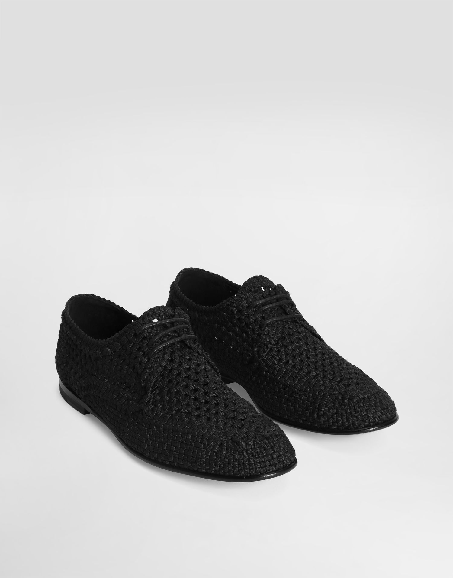 Doplnky Dolce & Gabbana Dolce & Gabbana Woven Derby Shoes Čierna | A10863A9L6480999_1, 1