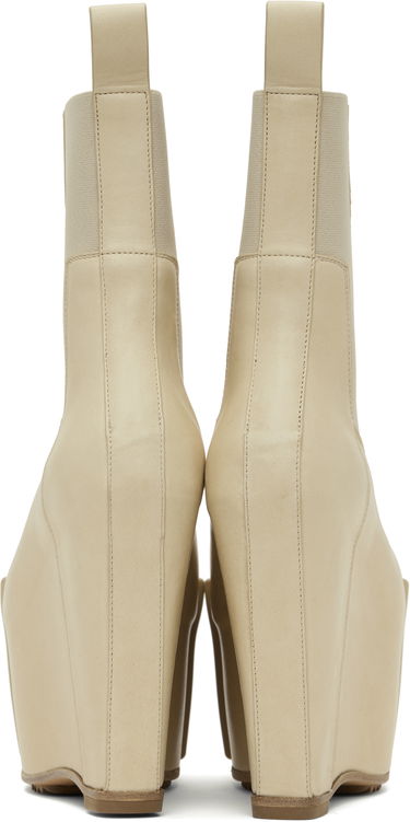Oblečenie Rick Owens Rick Owens Hollywood Grilled Wedge Beatle Chelsea Boots Béžová | RP01E7848 LBHGR, 1