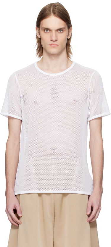 Tričko Lacoste Lacoste Runway Mesh T-Shirt Biela | TH6886, 0