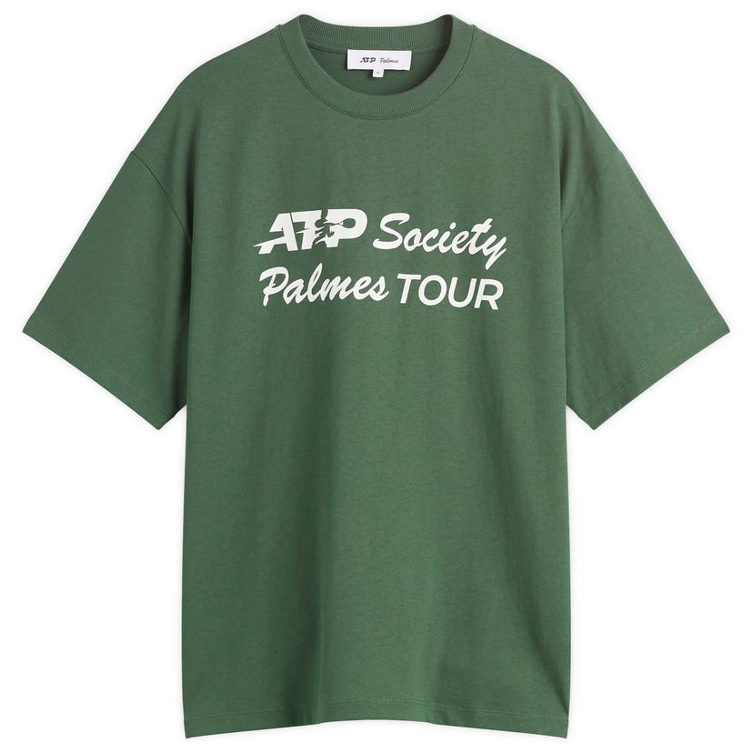 Tričko Palmes ATP Society Tour T-Shirt Zelené | P10-0075-777