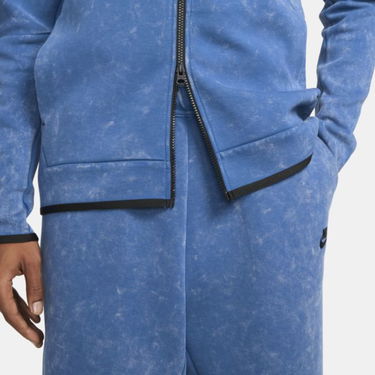 Mikina Nike Tech Fleece Wash Full-Zip Hoodie Modrá | DM6515-407, 2