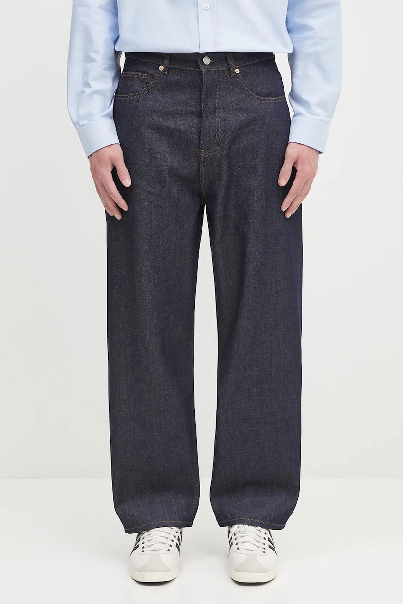 Džínsy Drôle de Monsieur Drôle de Monsieur Le Jean Baggy Jeans Modrá | H.BP168.CO211