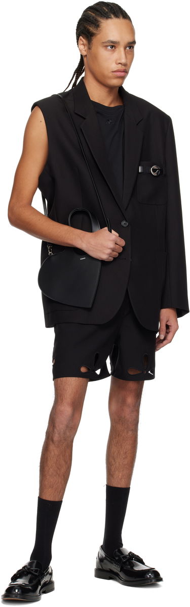 Boxerky Coperni Coperni Petal Embroidered Cut-Out Shorts Čierna | COPP116F3004MEN, 3