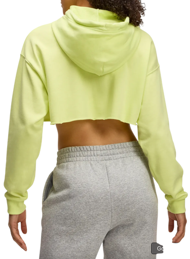 Mikina Under Armour Under Armour UA Icon Terry Crop Hoodie Žltá | 1389640-727, 2