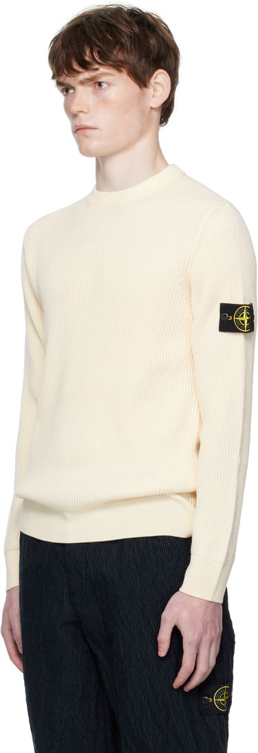 Sveter Stone Island Stone Island Full Rib RWS Wool Sweater Žltá | K2S15 5100053 S00C2, 3