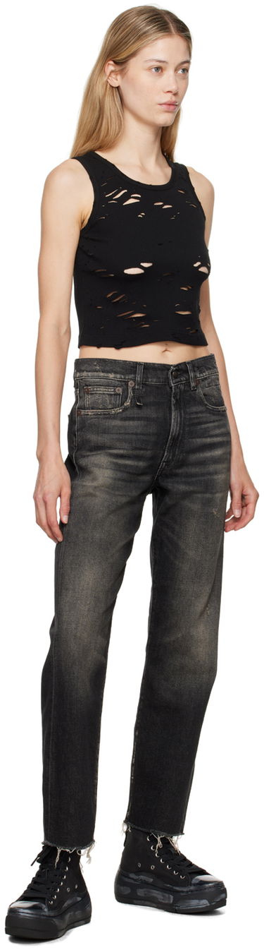 Džínsy R13 R13 Stretch Boyfriend Jeans Čierna | R13W5083-D152B, 3