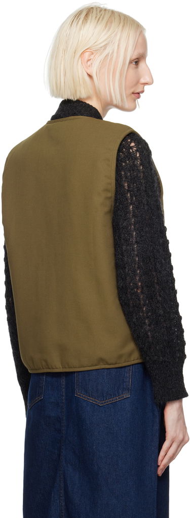 Vesta YMC Wyatt Reversible Vest Zelené | Q5XAO, 2