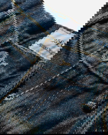 Džínsy Neighborhood Savage Distressed Ripped Patched Denim Jeans Modrá | 252XBNH-PTM08 INDIGO, 3