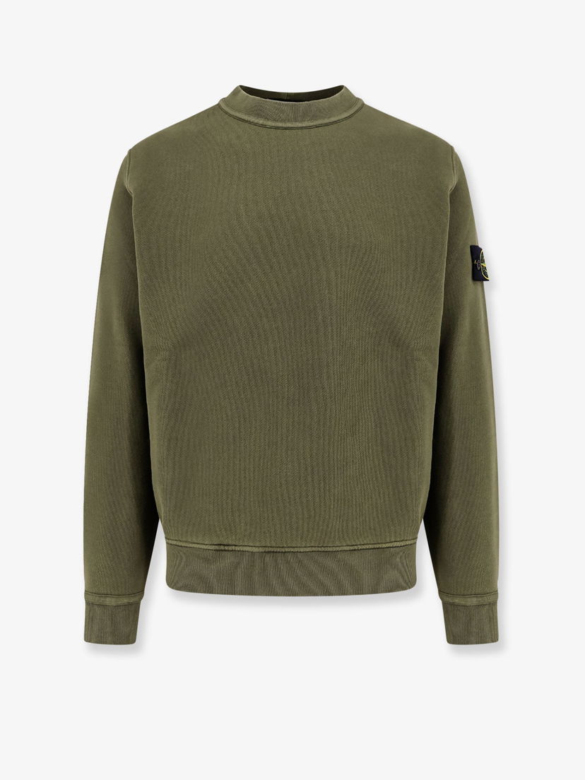 Mikina Stone Island Sweatshirt Crewneck Zelené | 811561241V0159