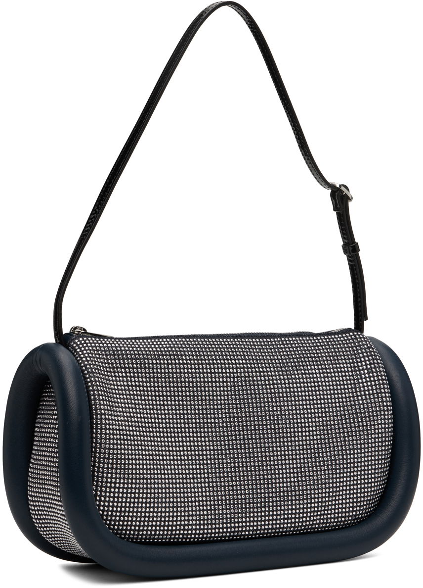 Taška cez rameno JW Anderson JW Anderson Bumper 15 Crystal-Embellished Shoulder Bag Navy | HB0524-FA0274, 1