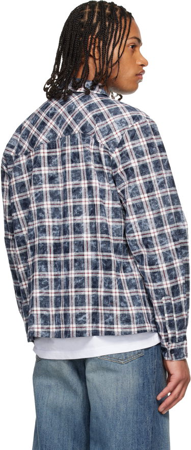 Košeľa Dime Plaid Flannel Shirt Rôznofarebný | DIMEHO2511NVY, 2