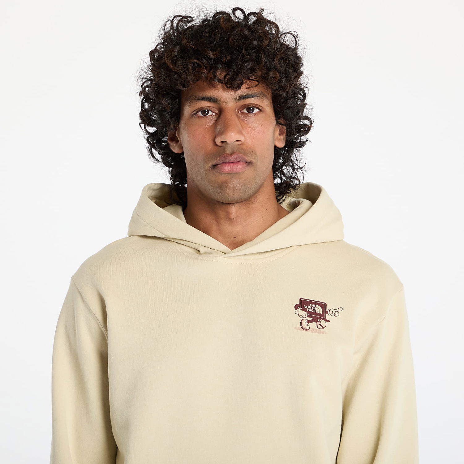 Mikina The North Face The North Face Cartoon Logo Relaxed Hoodie Béžová | NF0A8C333X41, 1