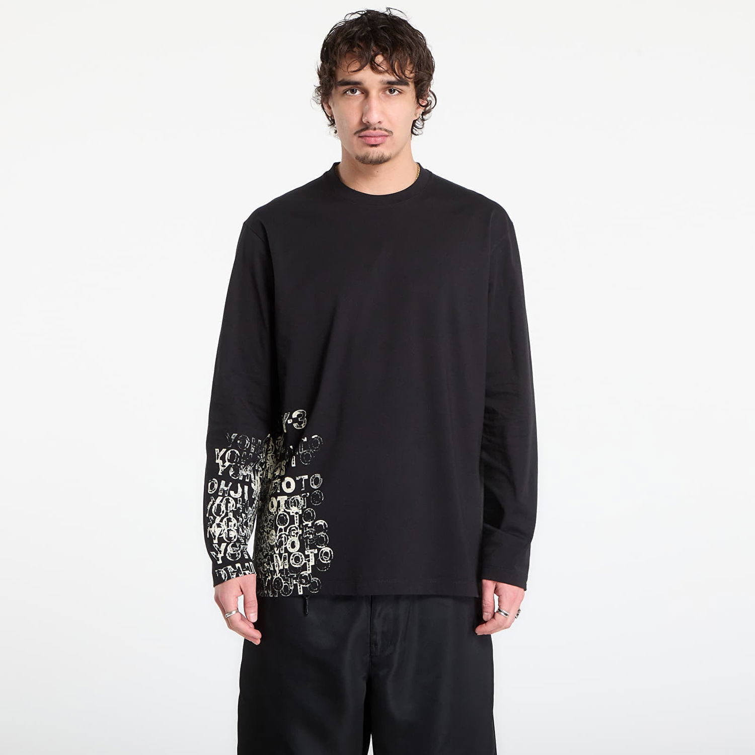 Tričko Y-3 Y-3 Gfx Long Sleeve T-Shirt XL Čierna | KR2239, 0