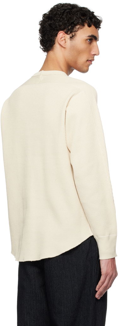 Sveter NANAMICA nanamica Crew Neck Thermal Sweat T-Shirt Béžová | S25SH102U, 2