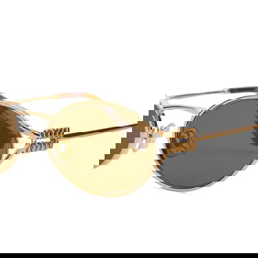 Slnečné okuliare Miu Miu Elongated Oval Sunglasses with Cutout Temples Metalická | 0MU-52YS-54-7OE01T, 3