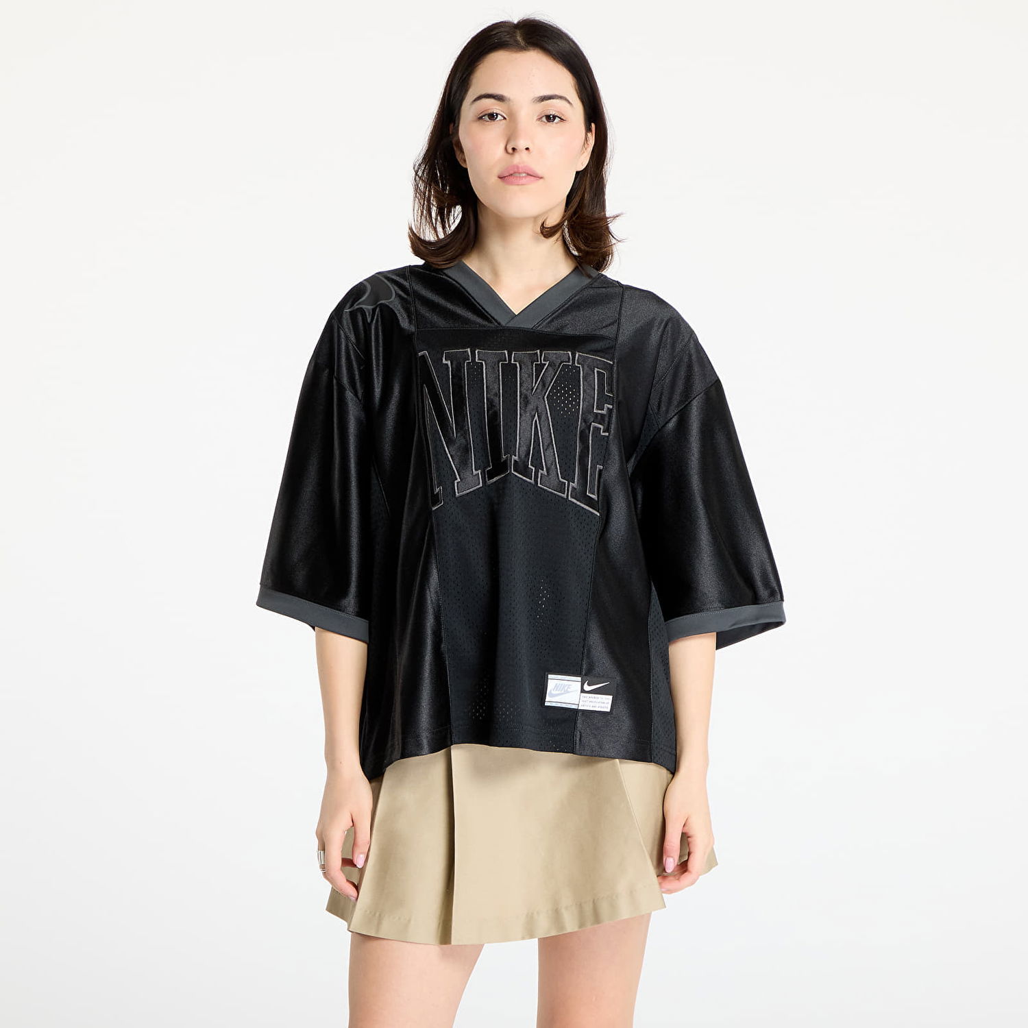 Dres Nike Sportswear Street Oversized Short-Sleeve Graphic Jersey Čierna | HJ0280-010, 0