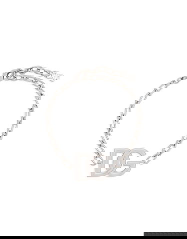 Náramok Dolce & Gabbana Silver Metal DG Logo Chain Bracelet Metalická | WBN5W2W111187655, 3