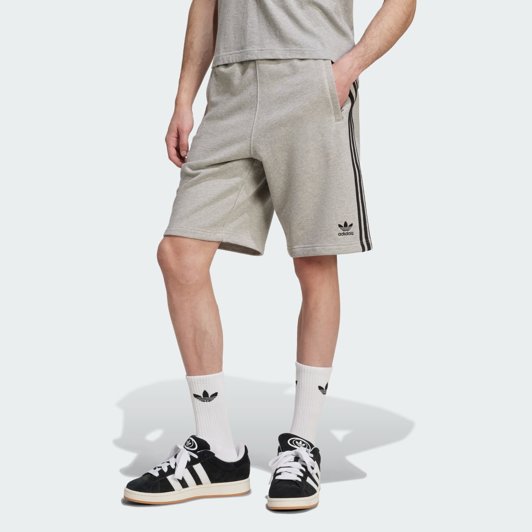 Šortky adidas Performance Adicolor 3-Stripes Shorts Šedá | JY1381, 0