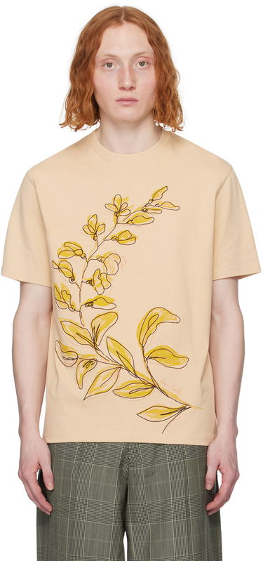 Tričko Paul Smith Paul Smith Laurel Graphic T-Shirt Béžová | M1R-919T-MP4277-08, 0