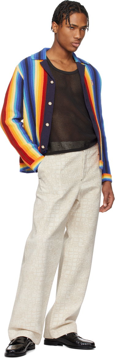 Sveter Casablanca Casablanca Gradient Stripe Towelling Cardigan Rôznofarebný | MS25-KW-910-01, 3