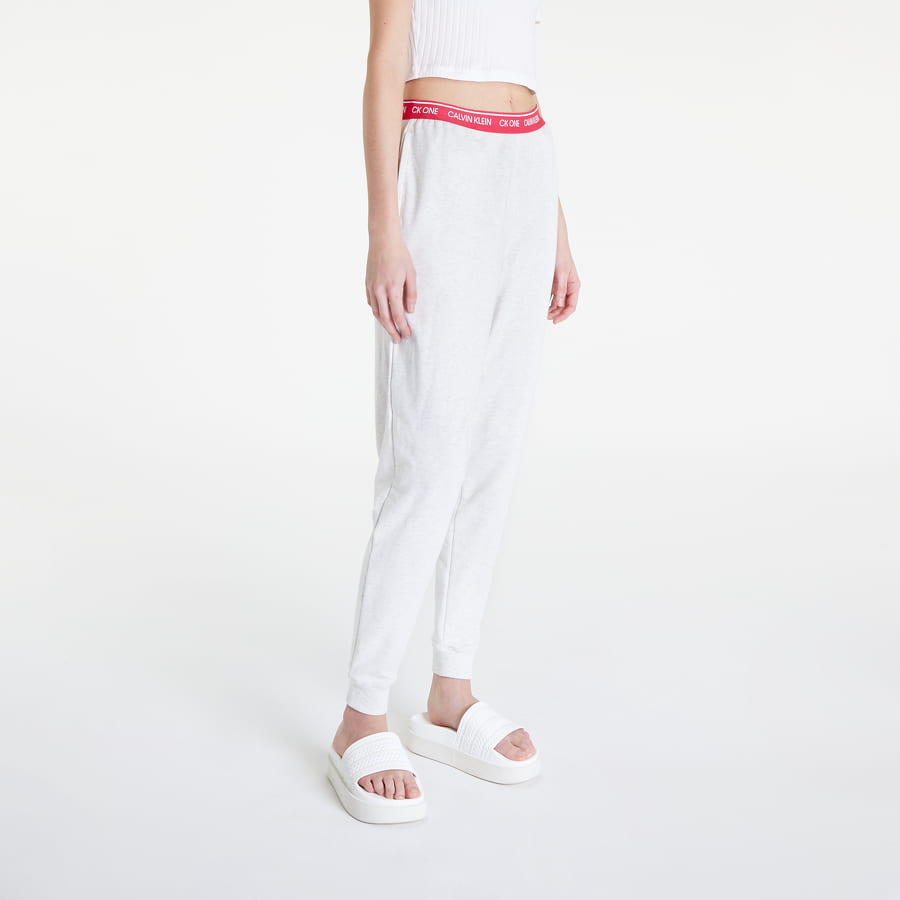 Pyžamo CALVIN KLEIN Ck1 Lounge Ft Jogger Biela | QS6429E P74, 0
