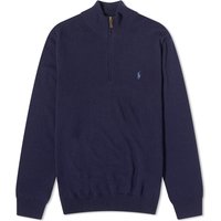 Mikina Polo by Ralph Lauren Polo Ralph Lauren  Lambswool Half Zip Knit Hunter Navy | 710876756001, 1